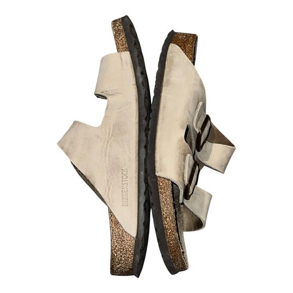 Birkenstock Arizona Suede Leather Casual Shoes Sandals EU 45 US Mens 11.5 - Picture 5 of 7